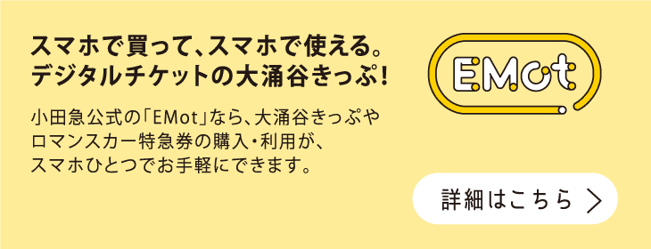 その他のお得なきっぷ | 小田急のお得なきっぷ
